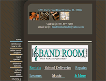 Tablet Screenshot of bandroomorlando.com